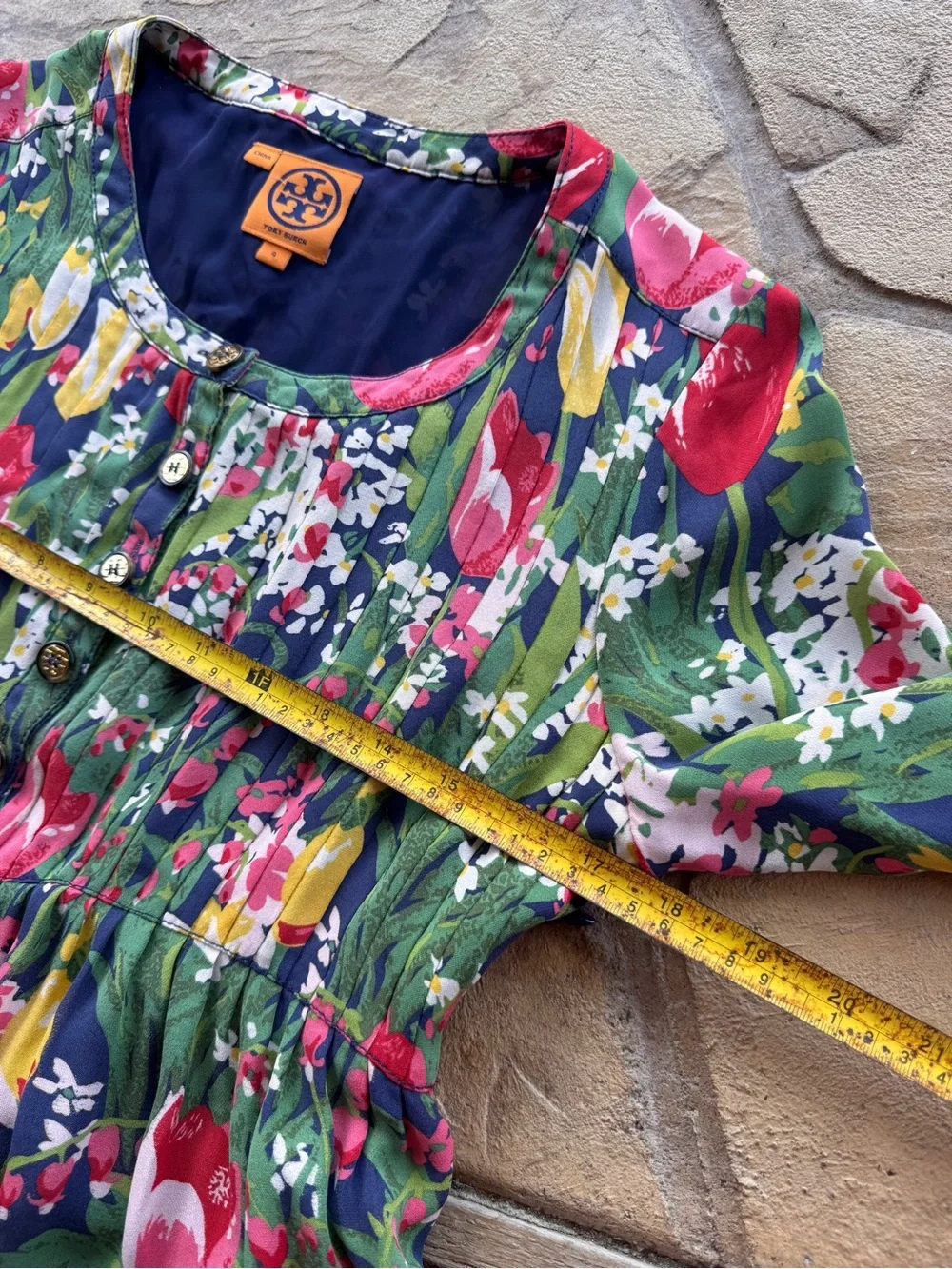 Tory Burch Spring 2010 Runway Floral Silk Dress Size 4 Archive